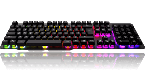lysende tastatur
