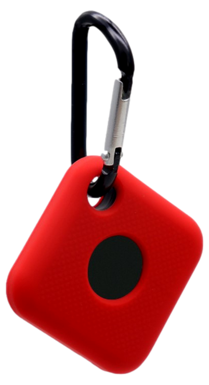 Silikone Cover / Nøglering til Tile Pro Bluetooth Tracker-Rød