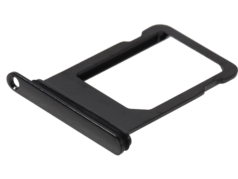  Simkort skuffe til iPhone X-Sort