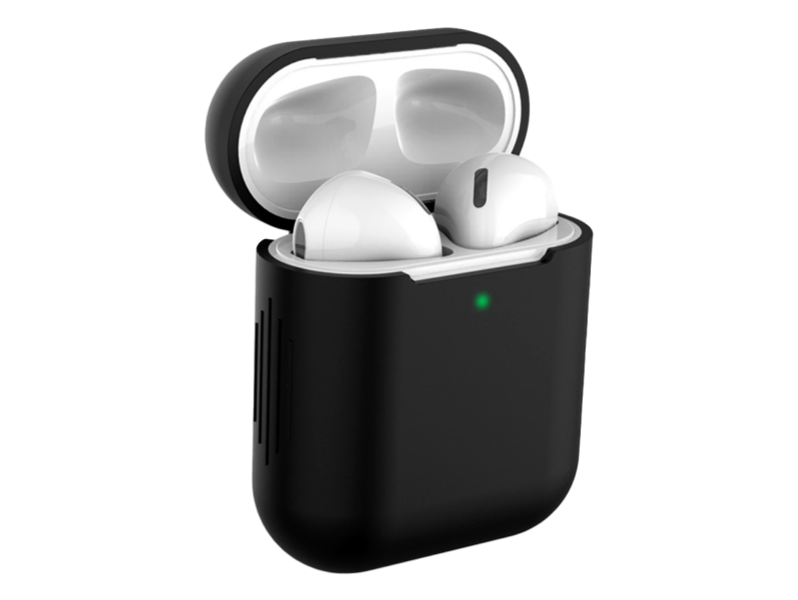 Silicone Cover til AirPods Serie 1 / 2 -Sort