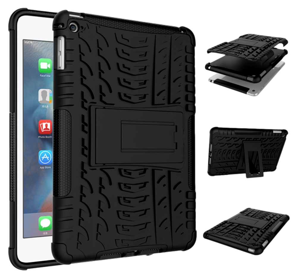 Armor Cover m. Kickstand til iPad Mini 4 (A1538, A1550)