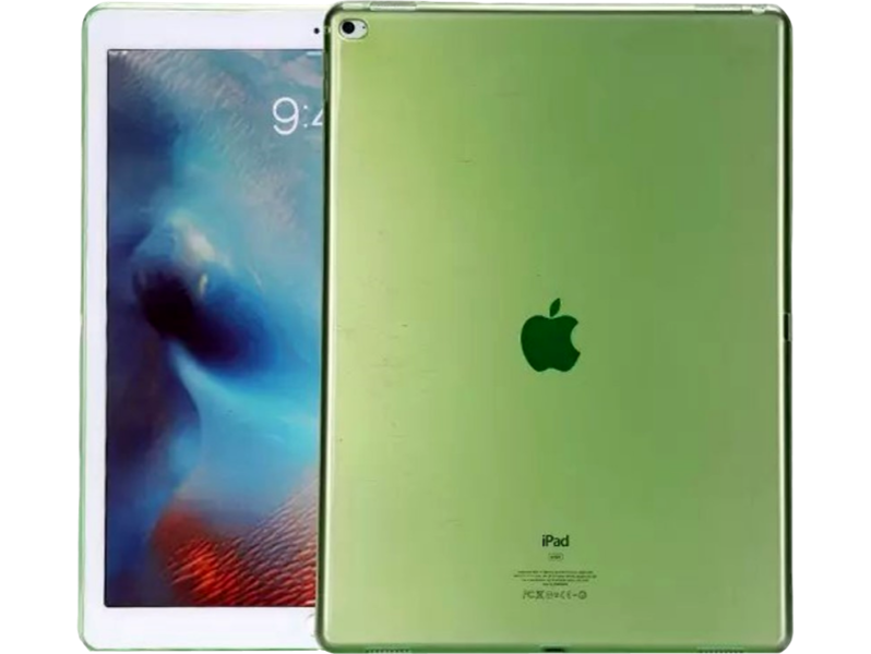 Transparent TPU cover til iPad Pro 12,9"-Grøn