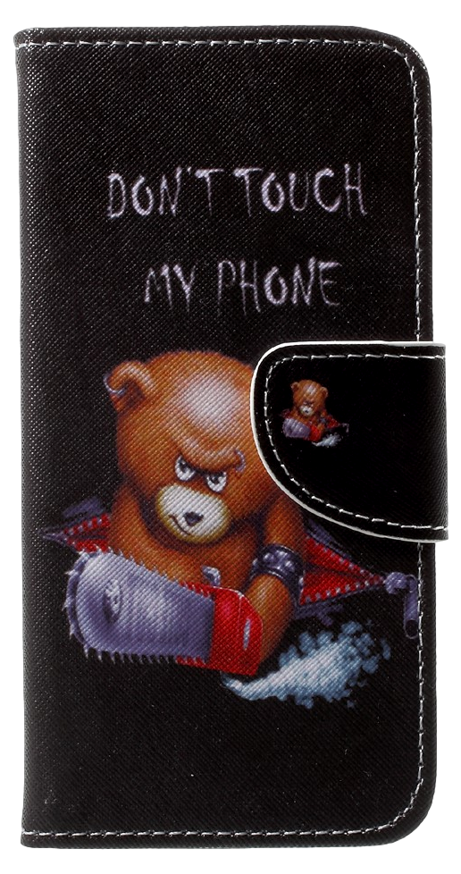 Angry Bear Flip Cover til iPhone X / XS