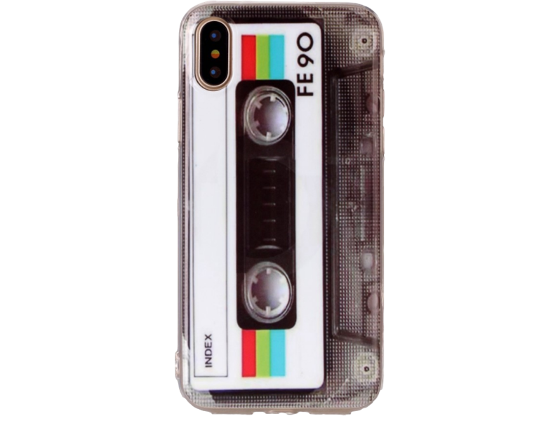 Retro TPU cover til iPhone X/XS