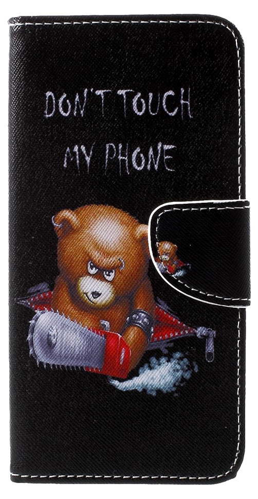 Angry Bear Flip Cover til iPhone XS Max