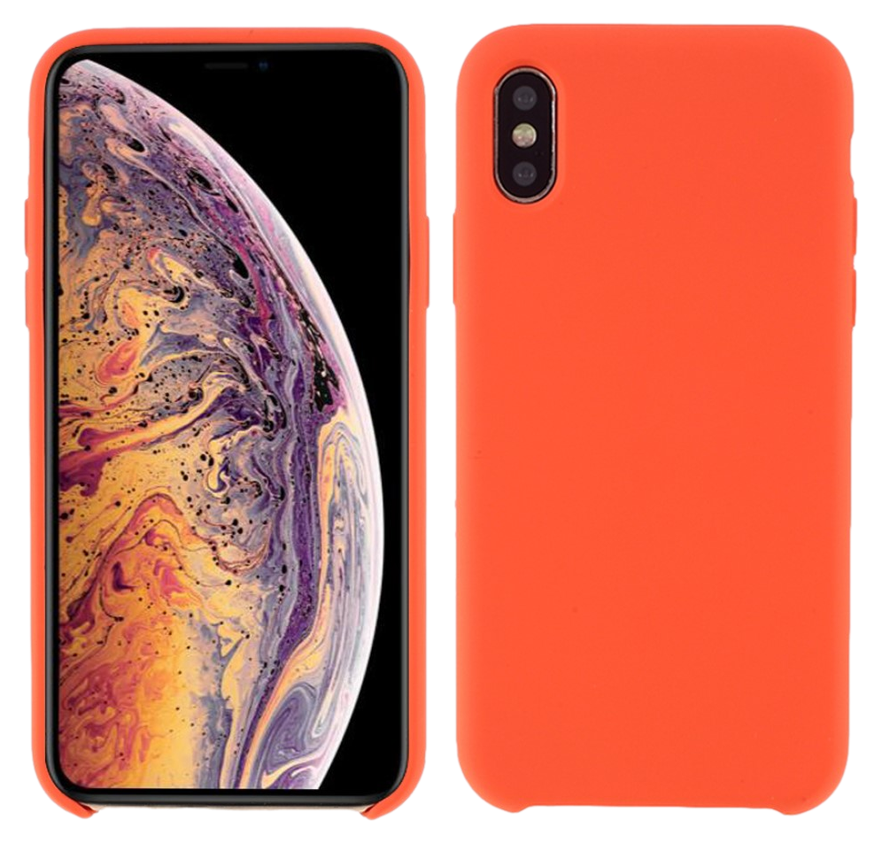 Flow Silicone Cover til iPhone X / XS-Rød