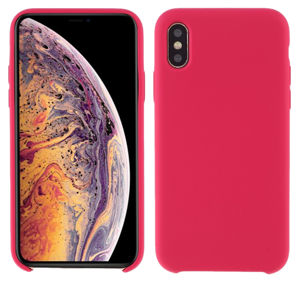 Flow Silicone Cover til iPhone X / XS-Deep Red