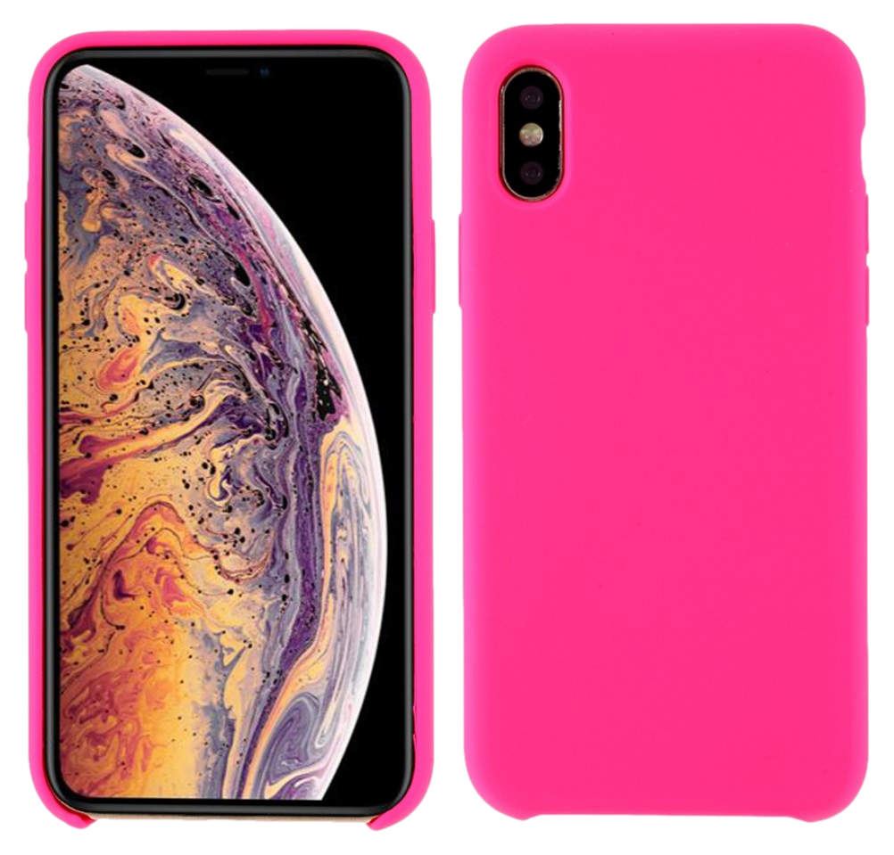Flow Silicone Cover til iPhone X / XS-Rosa