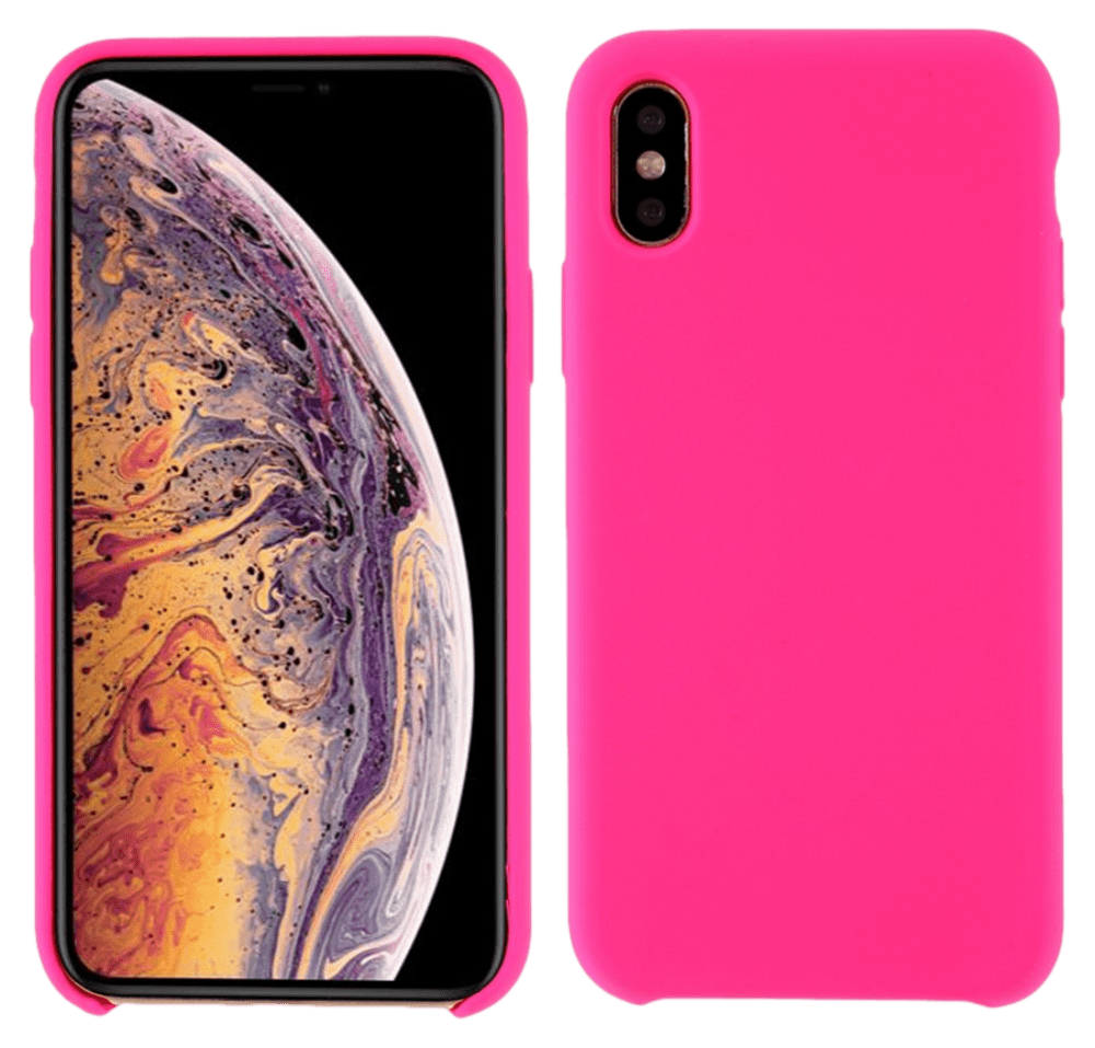 Flow Silicone Cover til iPhone X / XS-Rosa