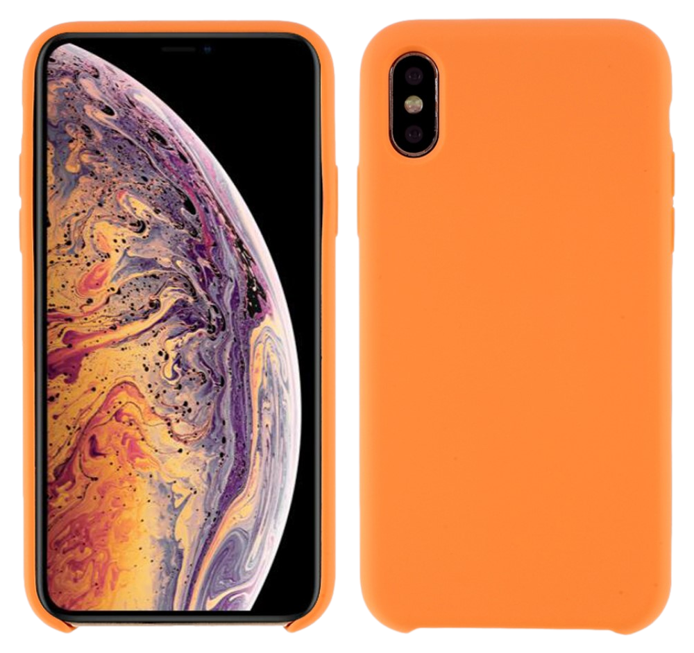 Flow Silicone Cover til iPhone X / XS-Orange