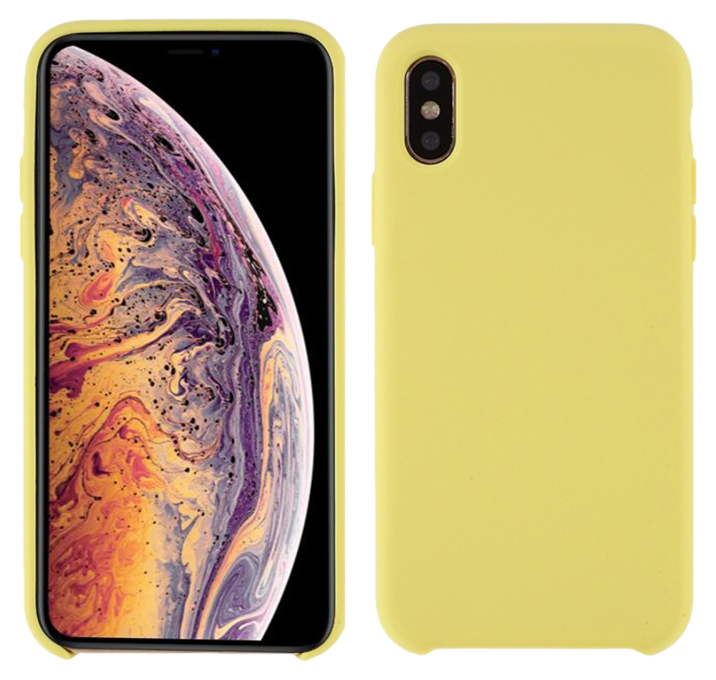Flow Silicone Cover til iPhone X / XS-Gul