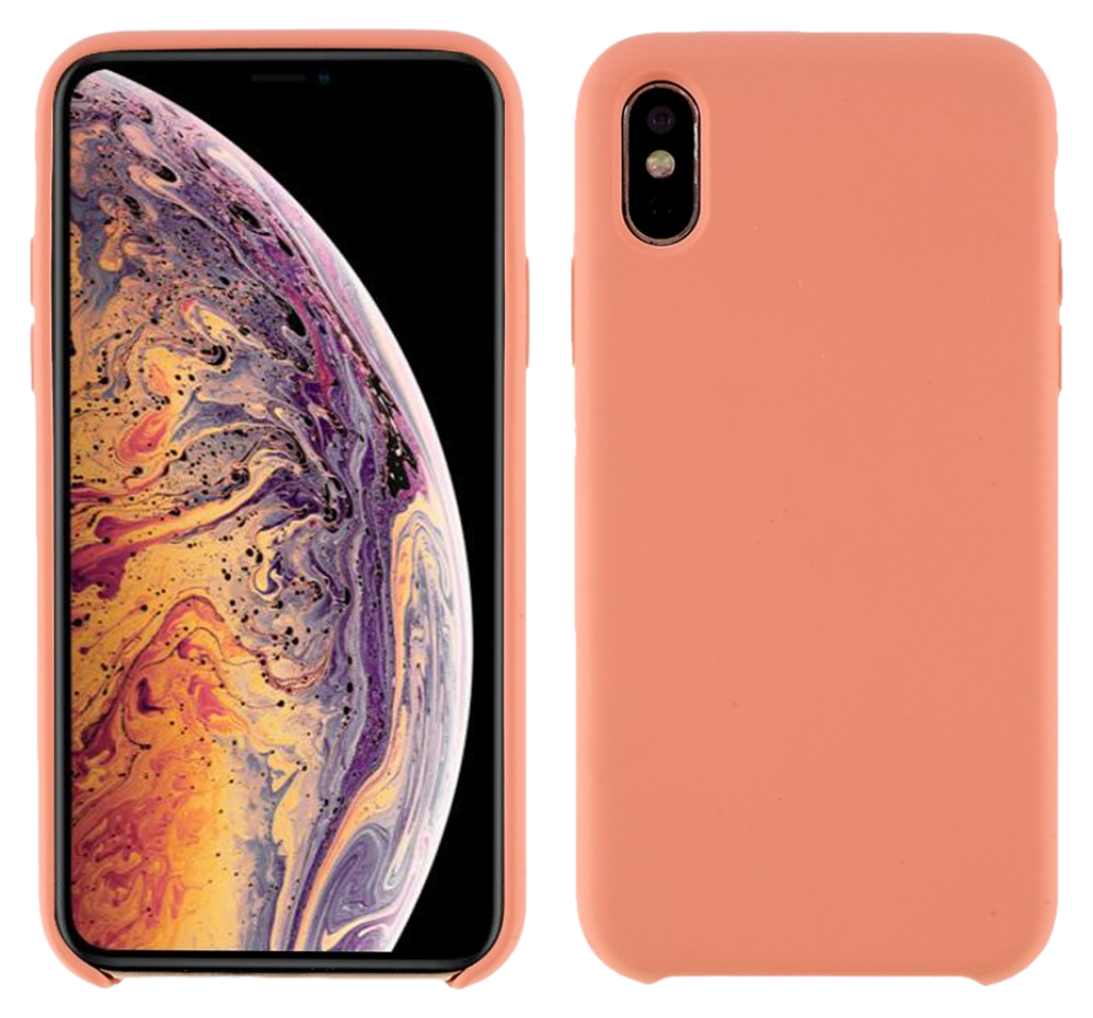 Flow Silicone Cover til iPhone X / XS-Pink