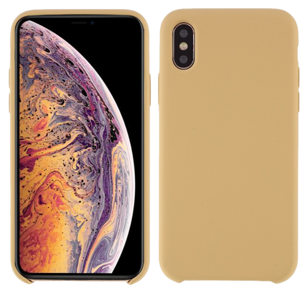 Flow Silicone Cover til iPhone X / XS-Brun