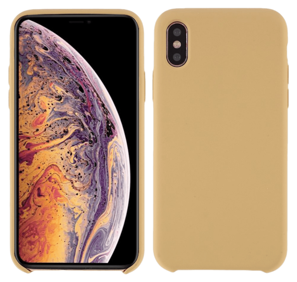 Flow Silicone Cover til iPhone X / XS-Brun