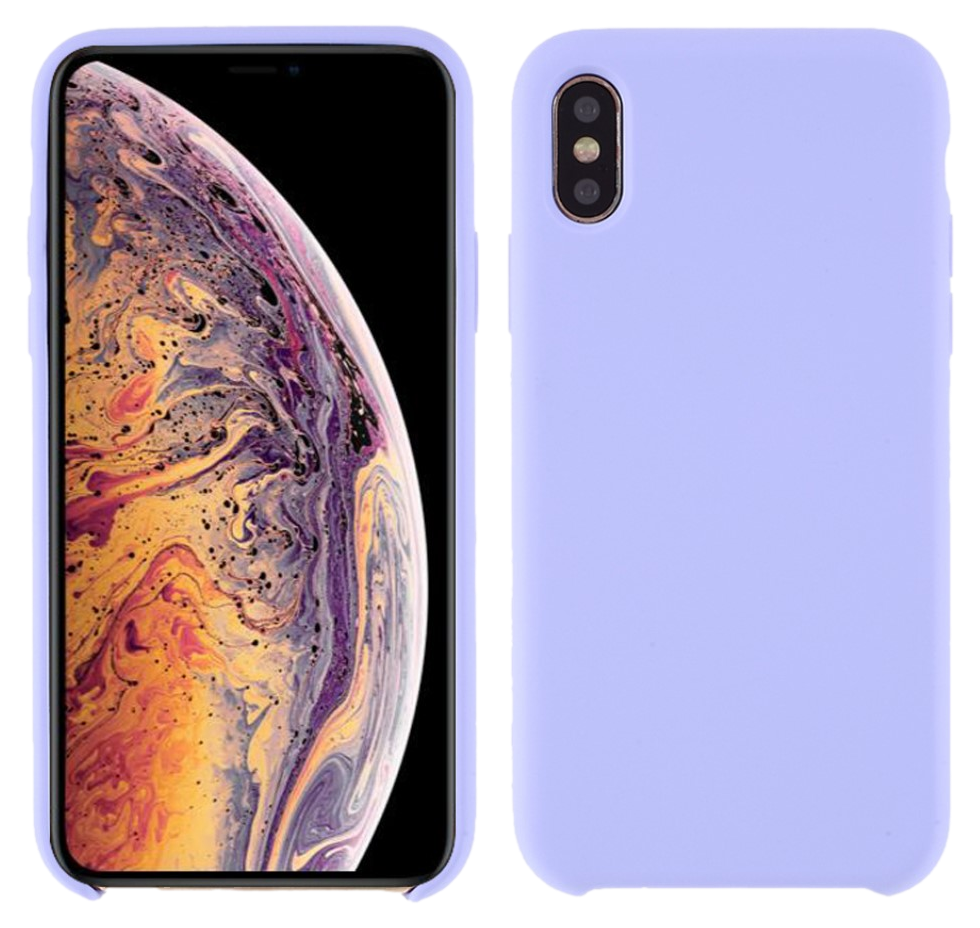 Flow Silicone Cover til iPhone X / XS-Lilla