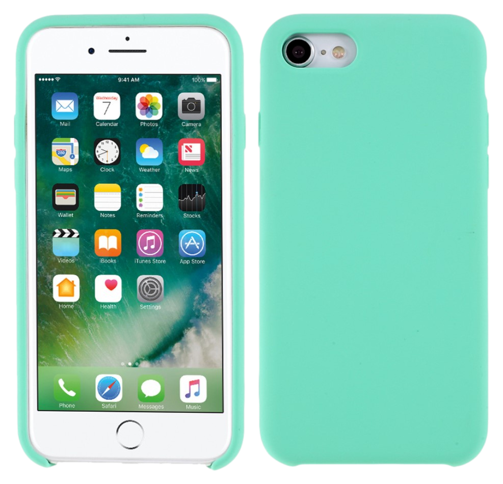 Silicone Cover til iPhone 7 / 8 / SE (2020)-Grøn