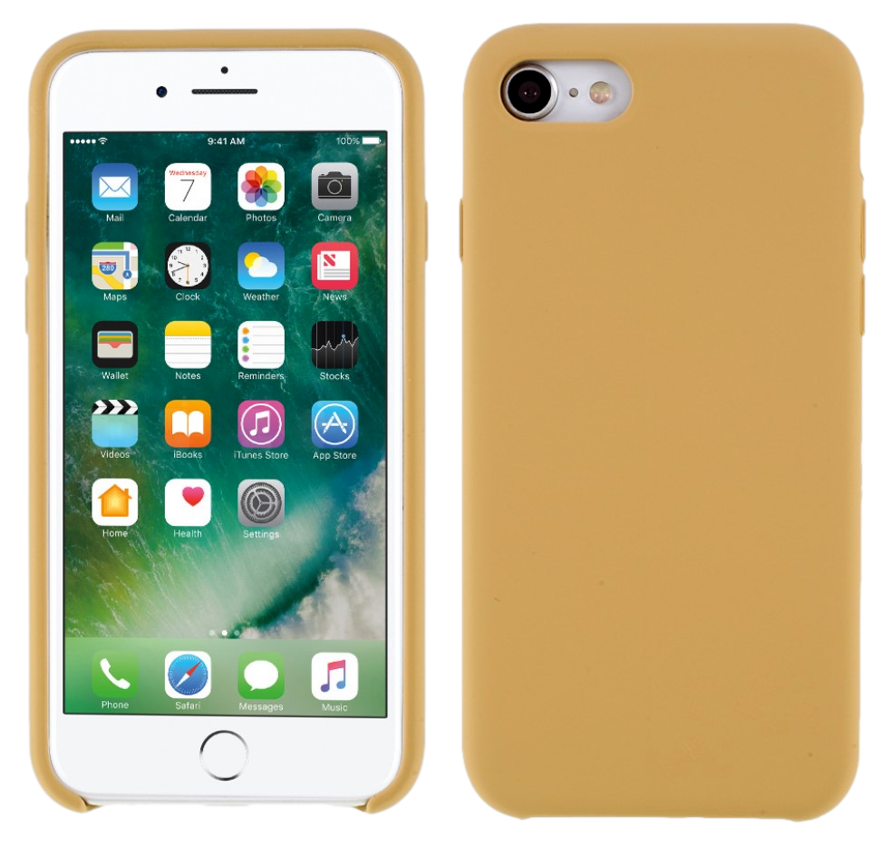 Silicone Cover til iPhone 7 / 8 / SE (2020)-Brun