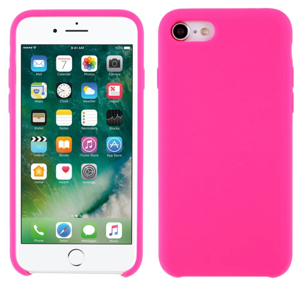 Silicone Cover til iPhone 7 / 8 / SE (2020)-Rosa