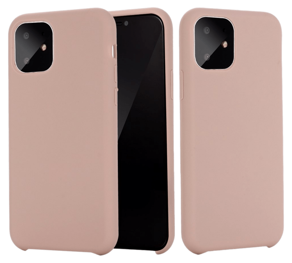 Matte Slim Silikone Cover til iPhone 11 Pro Max-Rosa