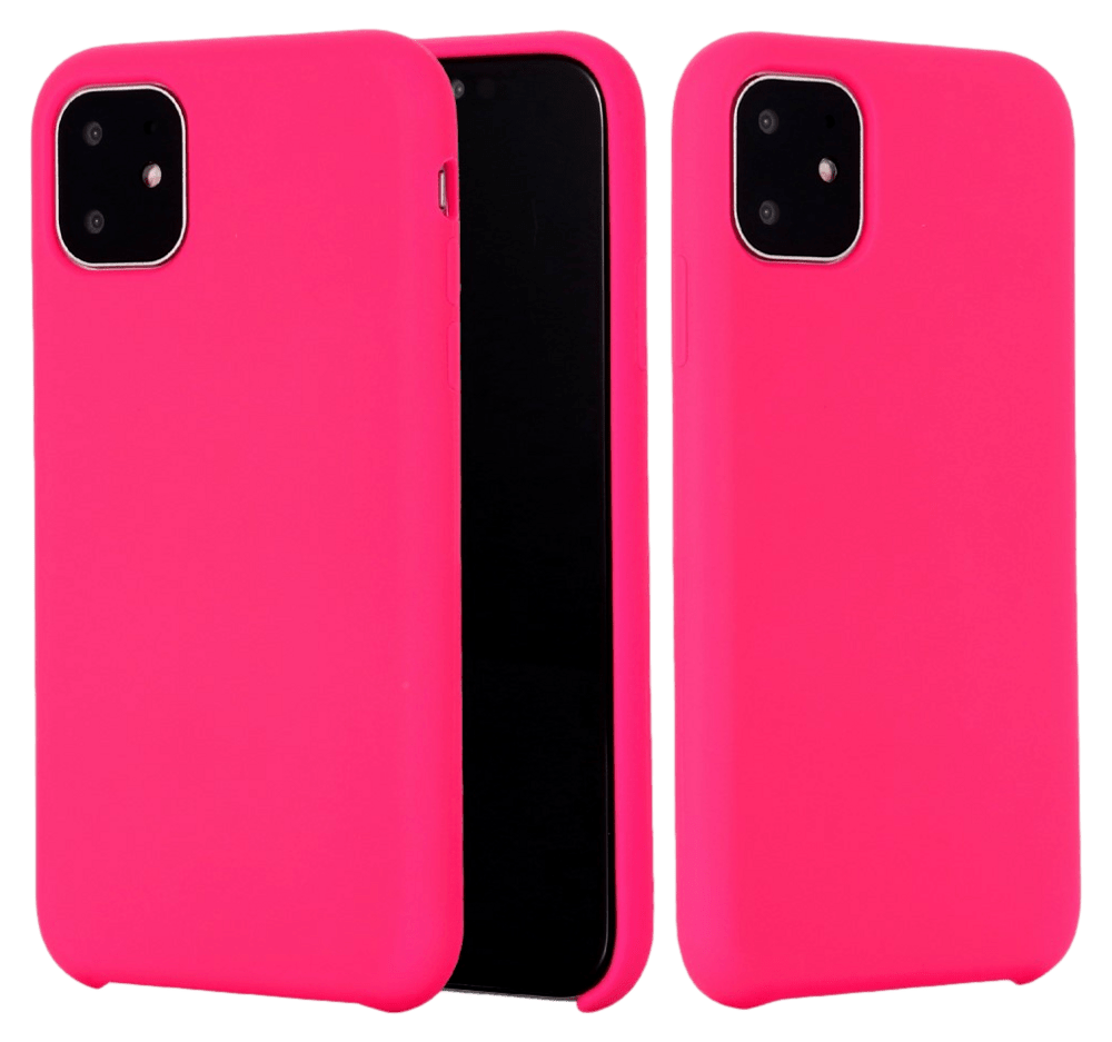 Matte Slim Silikone Cover til iPhone 11 Pro Max-Pink