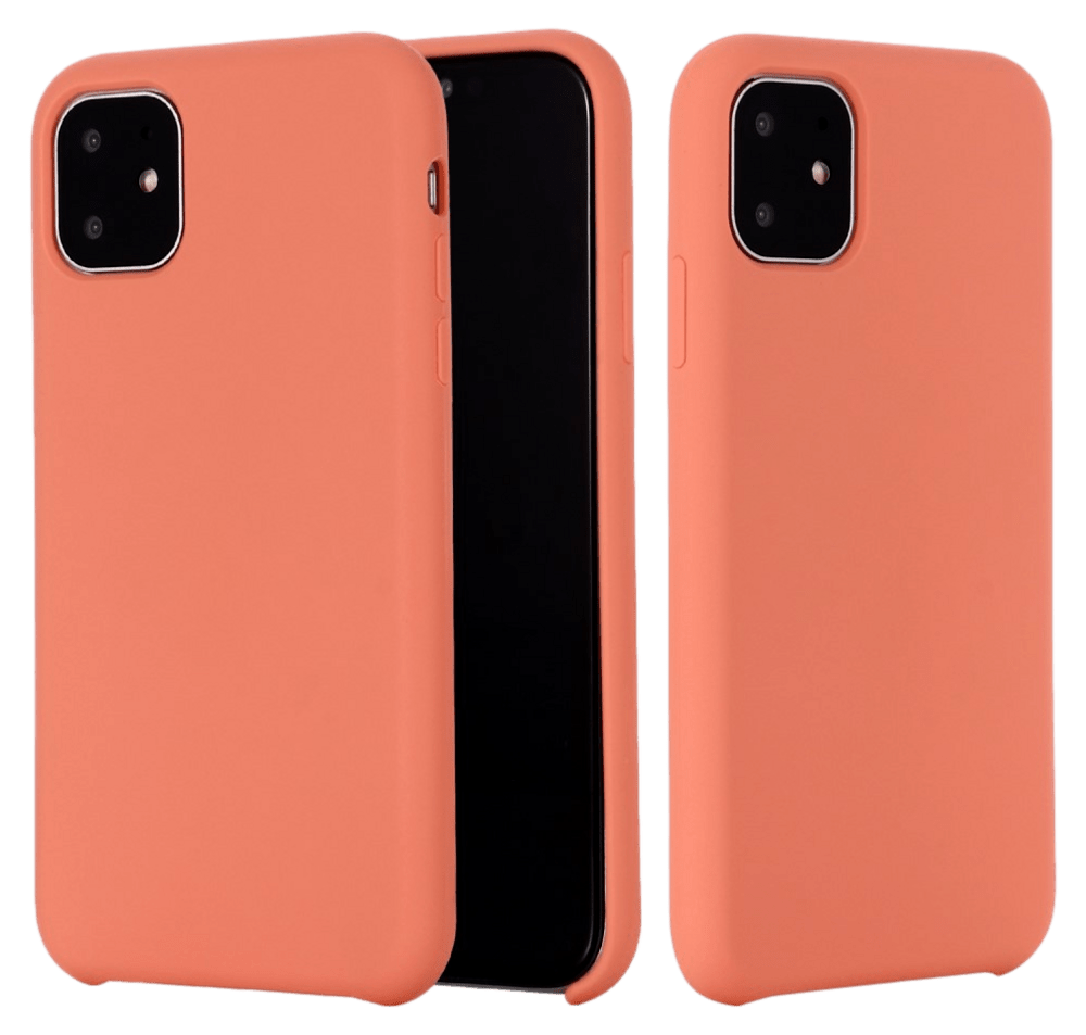 Matte Slim Silikone Cover til iPhone 11 Pro Max-Orange