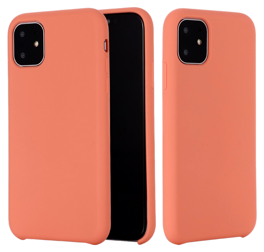 Matte Slim Silikone Cover til iPhone 11-Orange