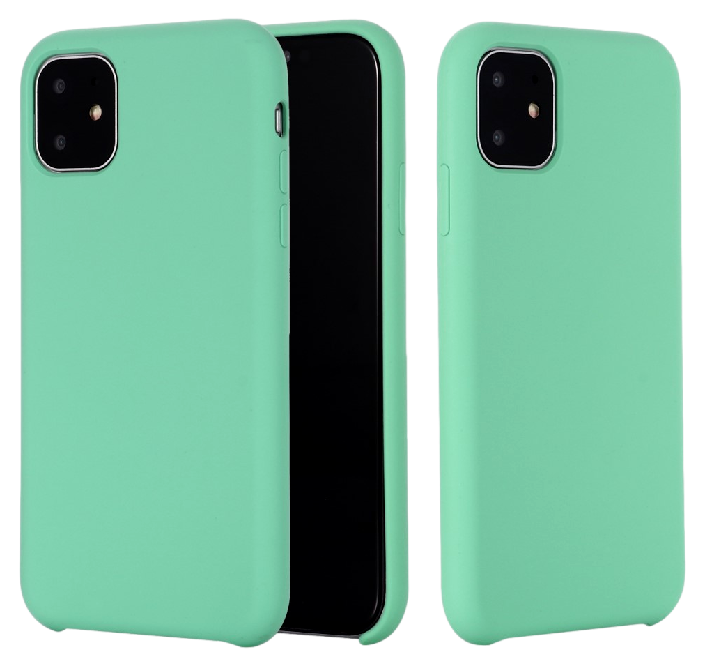 Matte Slim Silikone Cover til iPhone 11-Grøn