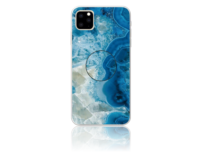 Marmor TPU Cover til iPhone 11 Pro Max-Blå
