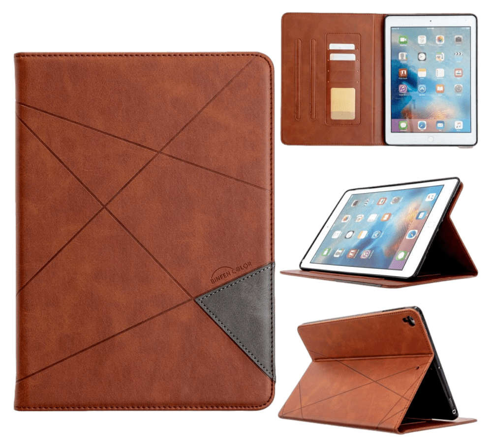 Metri Flip Cover til iPad Air 2 / 6. generation / 5. generation / Pro 9.7" 2016-Brun