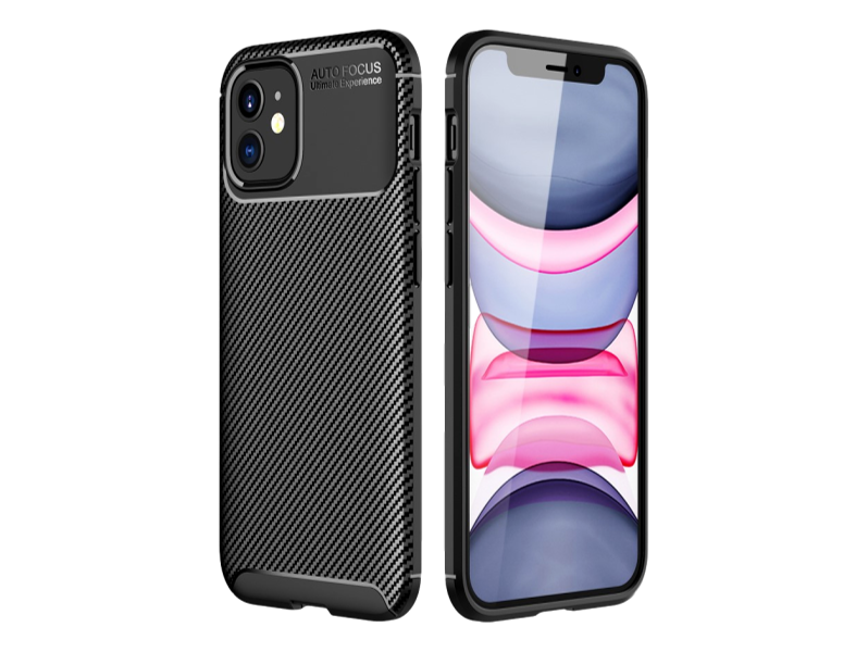 Carbon Fiber Cover til iPhone 12 Mini