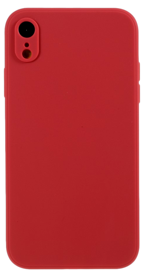 Soft Matte TPU Cover til iPhone XR-Rød