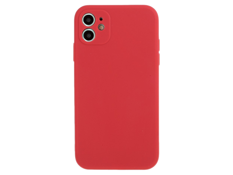 Soft Matte TPU Cover til iPhone 11-Rød