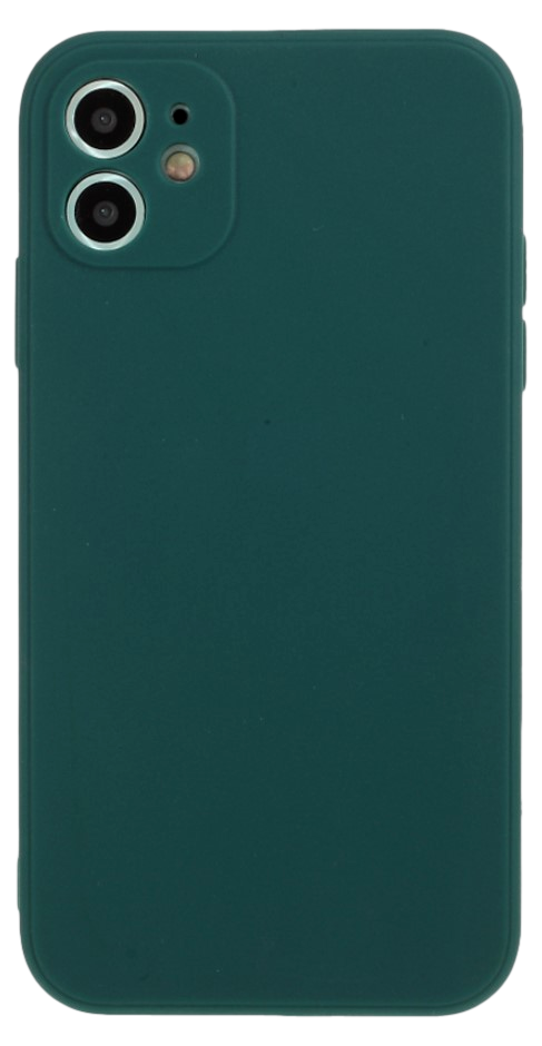 Soft Matte TPU Cover til iPhone 11-Mørkegrøn