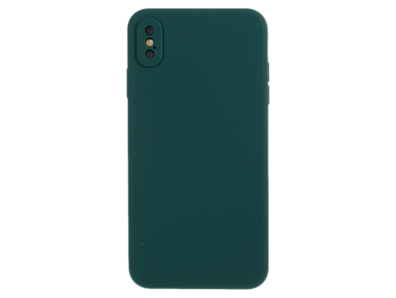Matte TPU Cover til iPhone X / XS-Mørkegrøn
