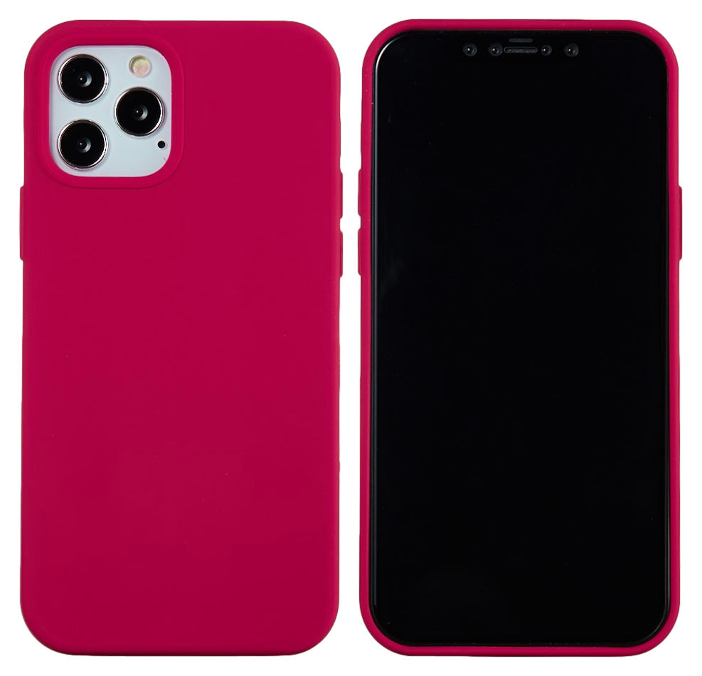 Matte Slim Silikone Cover til iPhone 12 Mini-Pink