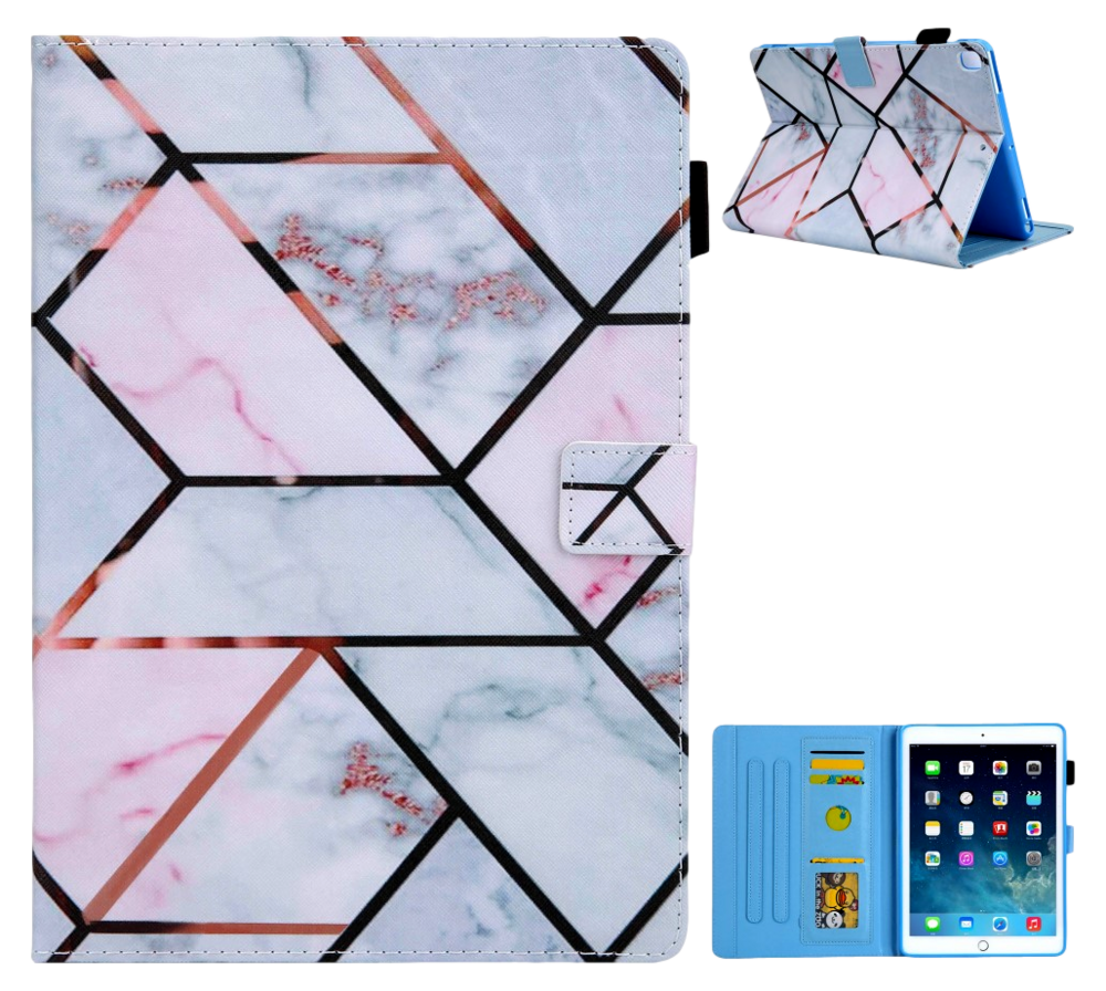 Marble Flip Cover til iPad Air 2 (A1566, A1567)