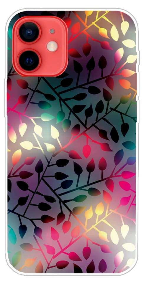 Leaves TPU Cover til iPhone 13 Mini