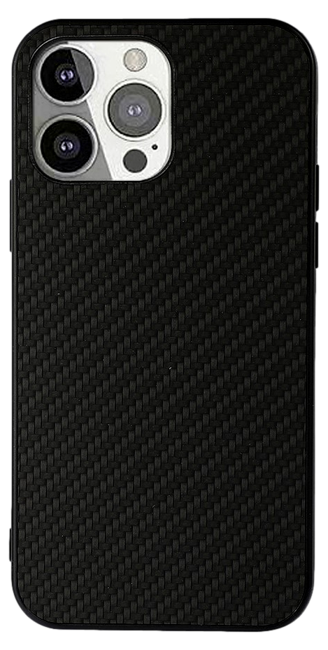 Carbon Fiber PU Læder Cover til iPhone 13 Pro