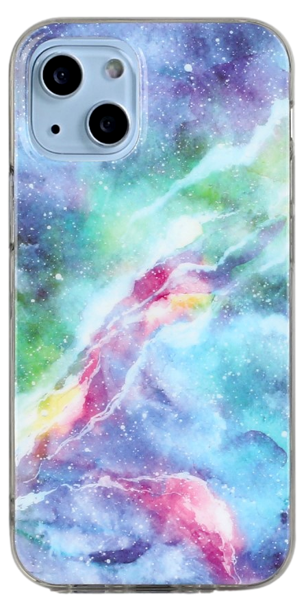 Marmor TPU Cover til iPhone 13 Mini-Space