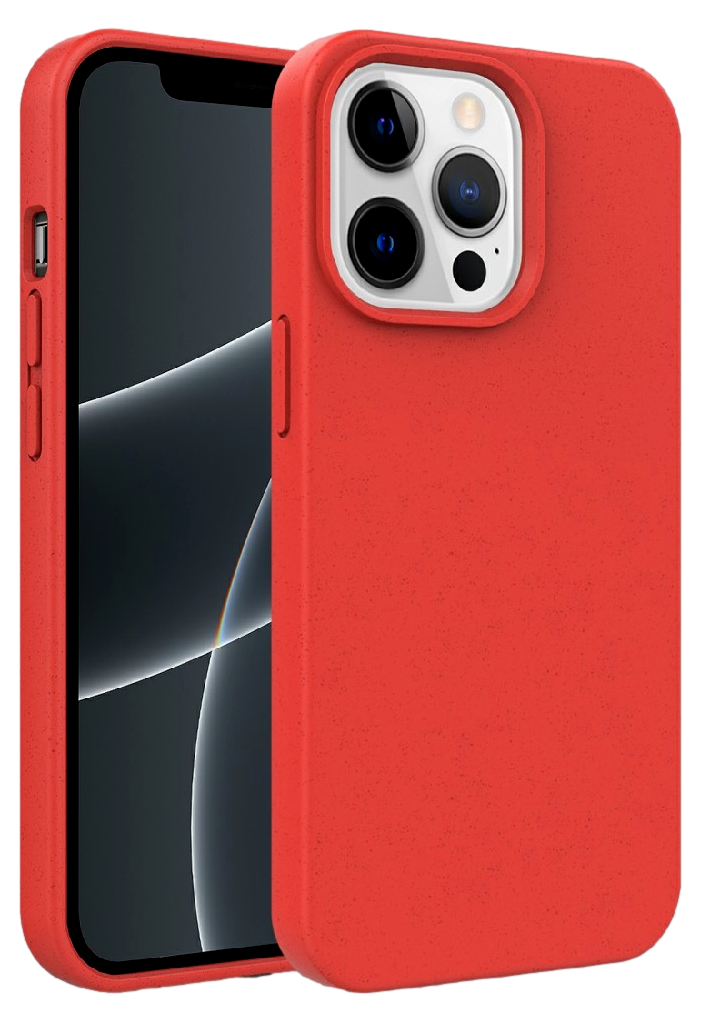 Soft Matte TPU Cover til iPhone 13 Pro Max-Rød