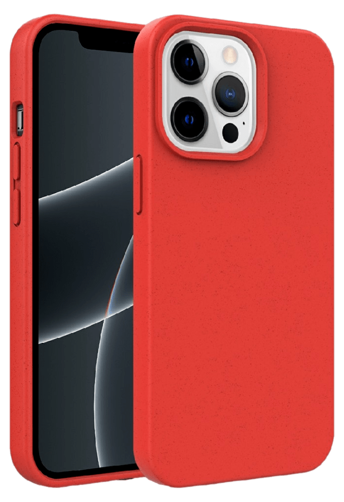 Soft Matte TPU Cover til iPhone 13 Pro Max-Rød