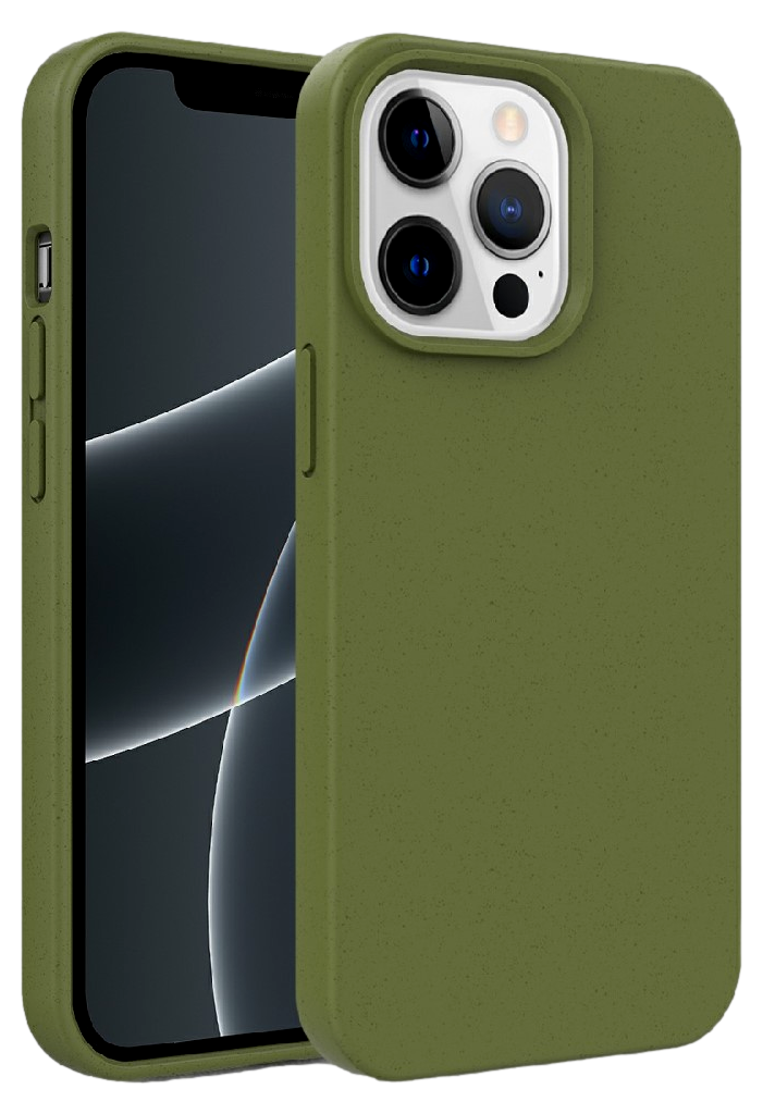 Soft Matte TPU Cover til iPhone 13 Pro Max-Mørkegrøn