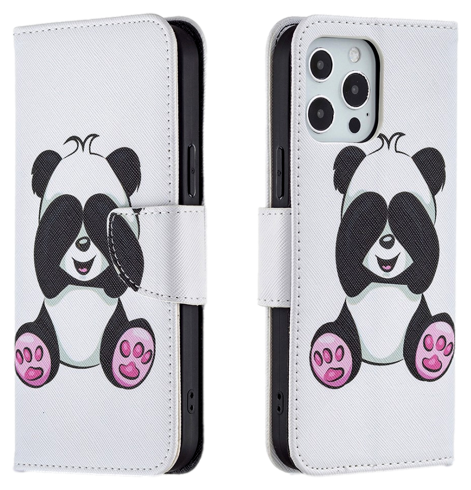 Panda Flip Cover til iPhone 13 Pro Max