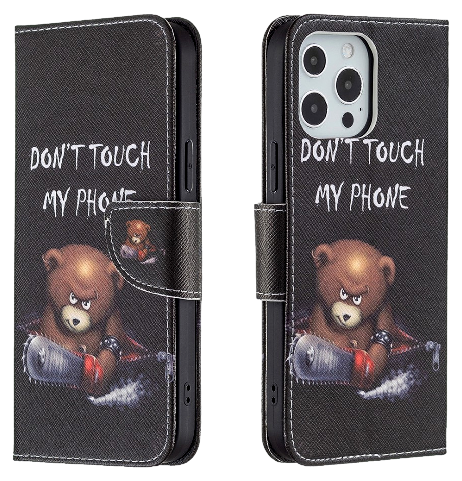 Angry Bear Flip Cover til iPhone 13 Pro Max