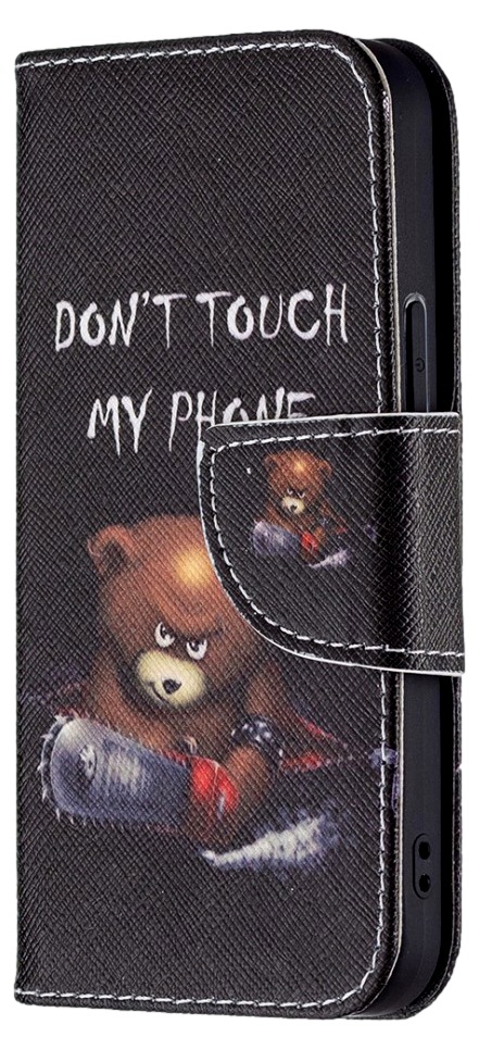 Angry Bear Flip Cover til iPhone 13 Mini
