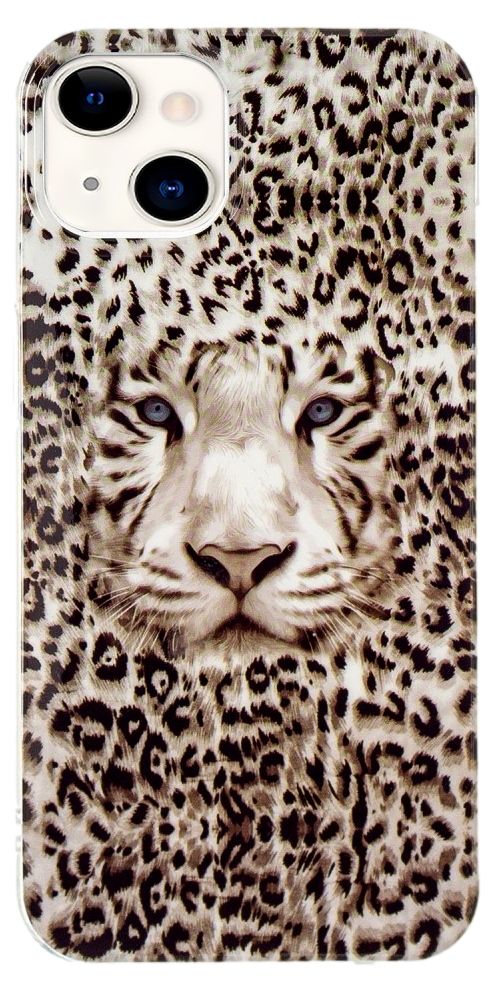 Selvlysende Leopard TPU Cover til iPhone 13 Mini
