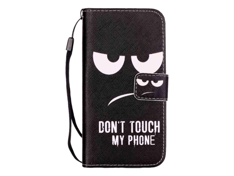 Don't Touch My Phone Flip Cover til iPhone 7 / 8 / SE (2020)