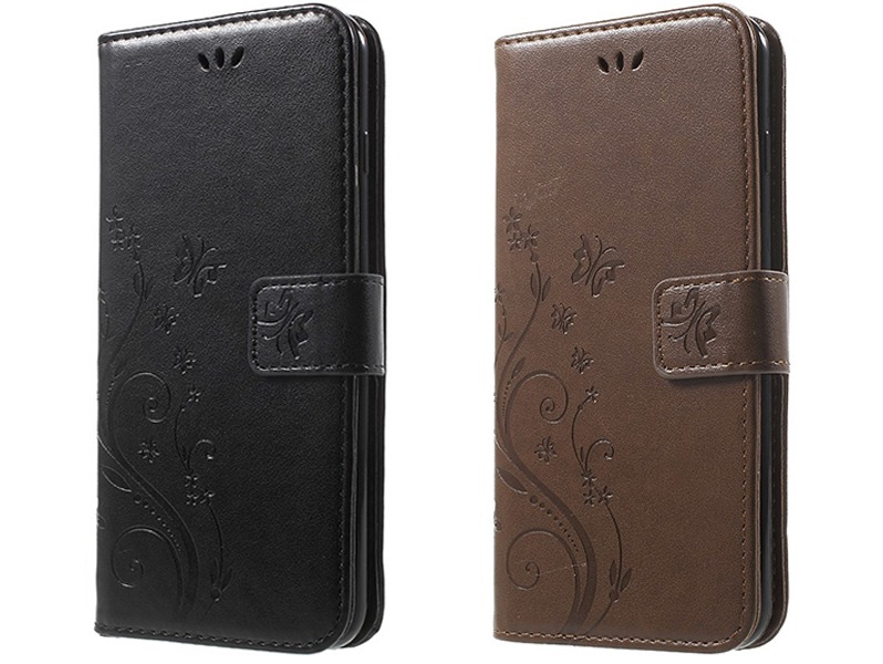 Orax Læder Flip Cover Til Iphone 7 Plus / 8 Plus Med Kortholder