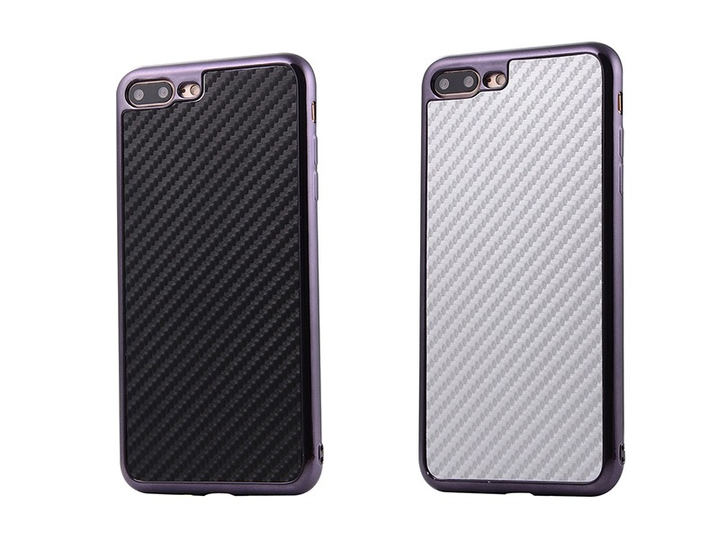Polus cover til iPhone 7 Plus / 8 Plus med carbon design