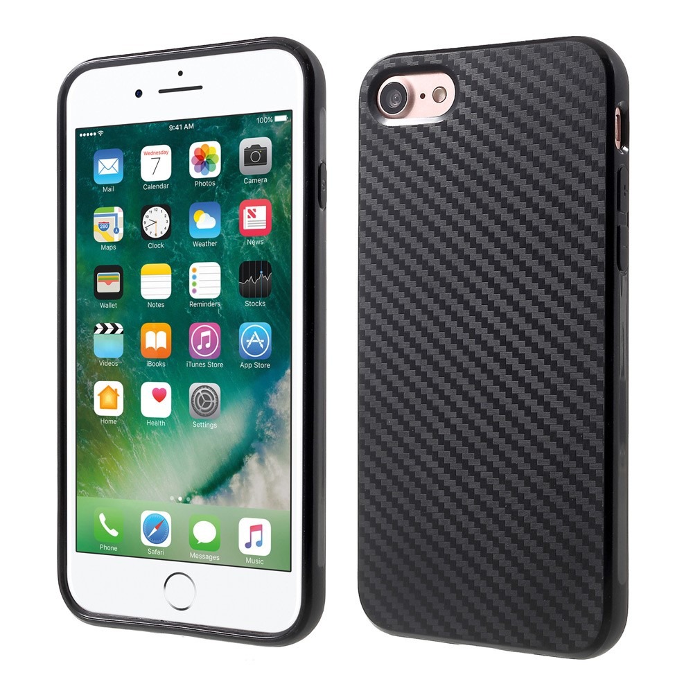 Carbon fiber cover til iPhone 7 / 8 / SE (2020)